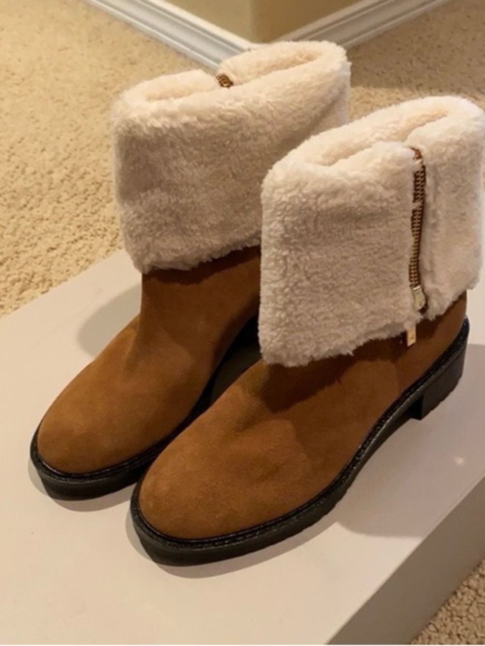 Women’s Tan Suede Bandolino Boots